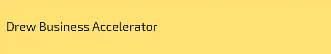 Drew Business Accelerator